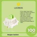 AULA LEOBOG Reaper RS100 Linear Switches – Pre-Lubed, Smooth & Hot-Swappable (100pcs) - Image 4
