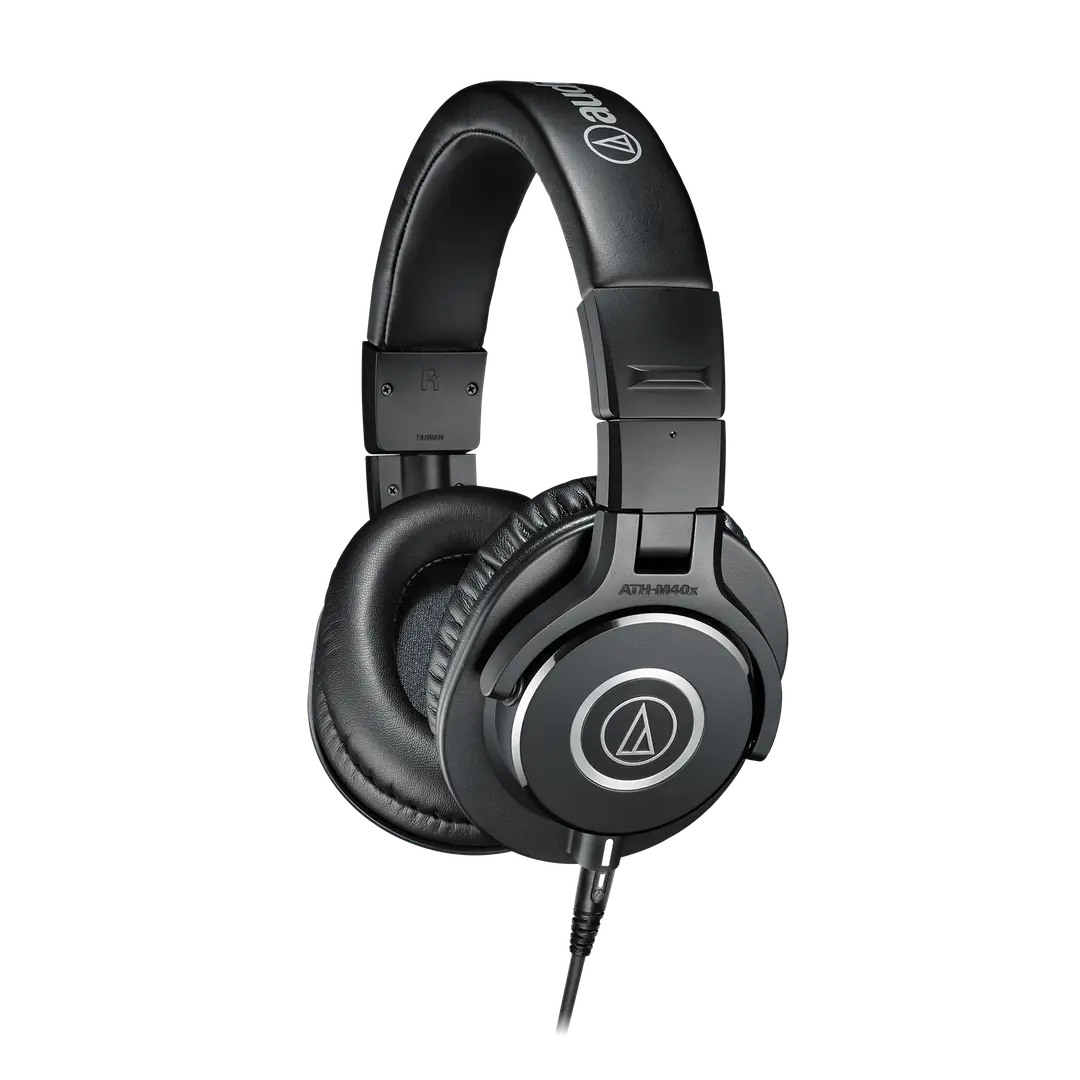 Audio-Technica-Ath-M40X Audio-Technica Ath-M40X Professional Studio Wired Over Ear Headphones Without Mic (Black)