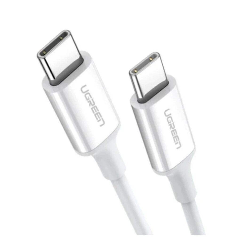 UGREEN US264 USB 2.0 C M/M ABS Cover 1m (White)-60518