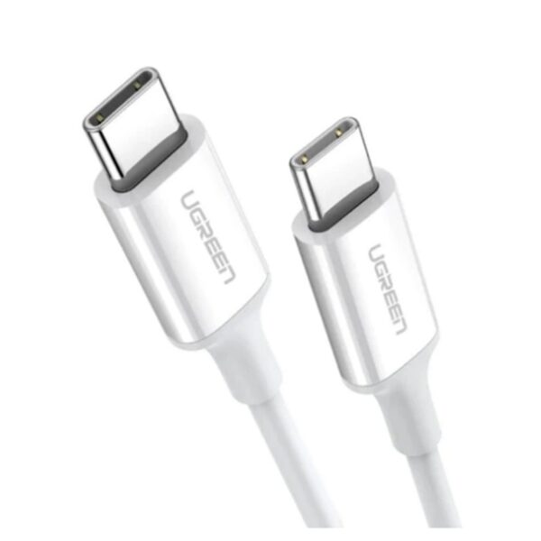 UGREEN US264 USB 2.0 C M/M ABS Cover 1m (White)-60518