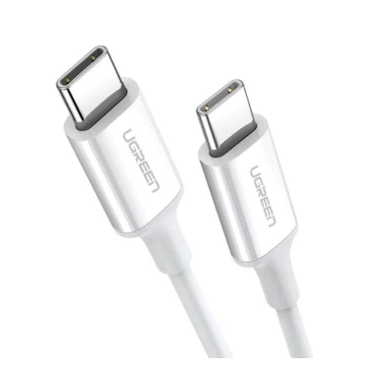 CABUGRUCMM2__02740 UGREEN US264 USB 2.0 C M/M ABS Cover 2m (White)-60520