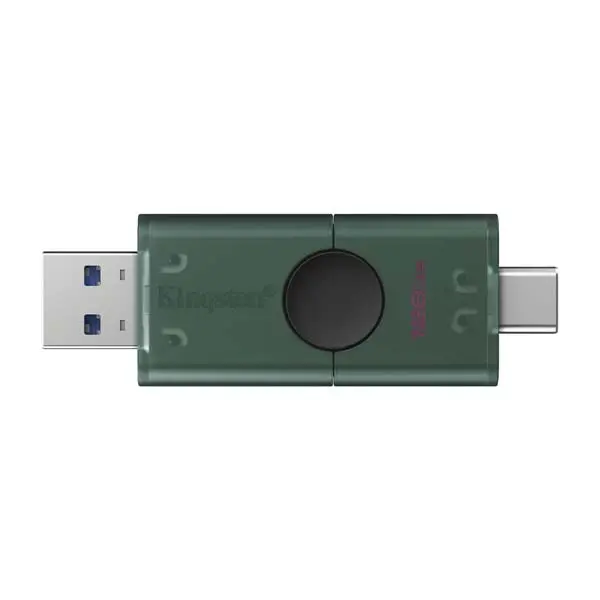 Kingston DataTraveler Duo 256GB USB 3.2 Gen 1 Dual Interface Flash Drive (USB-A + USB-C)