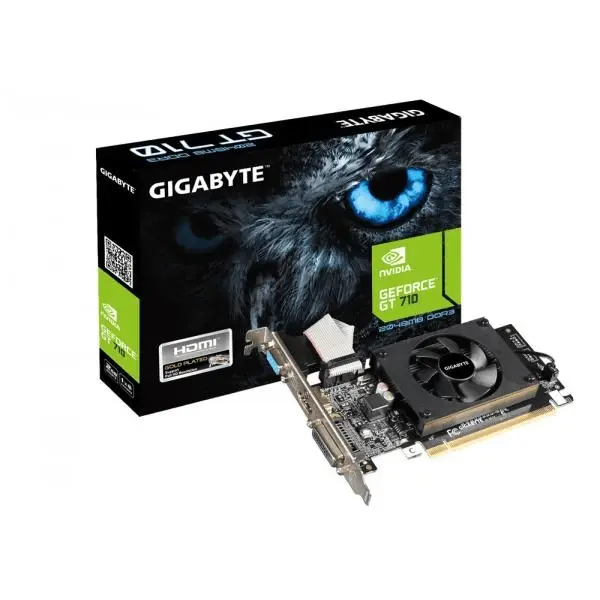 Gigabyte-GT-710-2GB-1 Gigabyte GT 710 2GB DDR3 Gaming Graphics Card