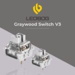 AULA LEOBOG Graywood V3 Linear Mechanical Switches – Premium Pre-Lubed Keyboard Switches (100pcs) - Image 4