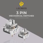 AULA LEOBOG Graywood V3 Linear Mechanical Switches – Premium Pre-Lubed Keyboard Switches (100pcs) - Image 2