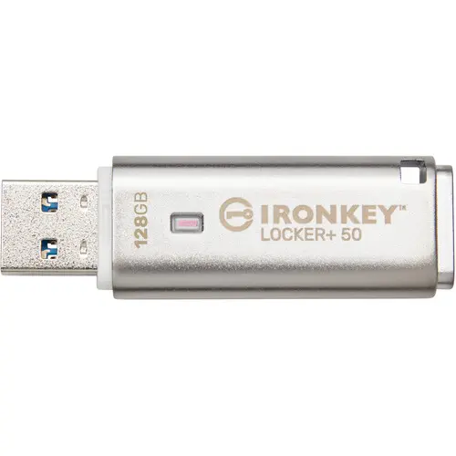 Kingston Locker+ 50 IronKey Secure USB 3.2 Flash Drive