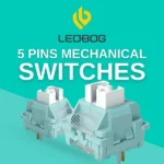 LEOBOG Ice Vein Linear Mechanical Keyboard Switches – Silent, Pre-Lubed, Hot-Swappable & Smooth Keystrokes - Image 2
