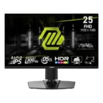 MSI MAG 255PXF 24.5” Full HD Gaming Monitor – 300Hz Rapid IPS Panel
