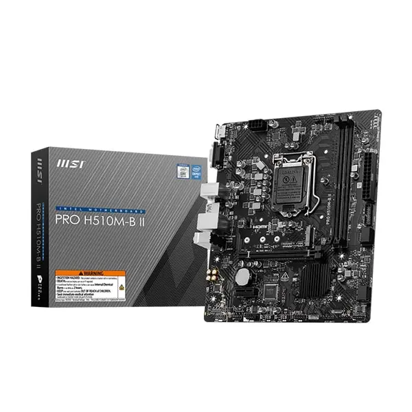 MSI PRO H510M-B II Intel LGA 1200 mATX Motherboard