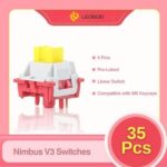 LEOBOG Nimbus NS100 Linear Mechanical Keyboard Switches – Smooth, Durable & Custom Keyboard Ready (100pcs) - Image 5
