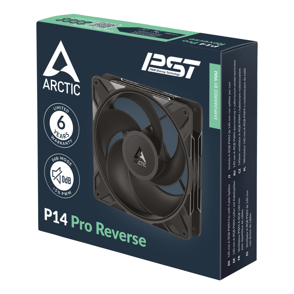ARCTIC P14 Pro Reverse 140mm PWM Fan