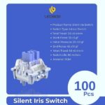 AULA LEOBOG Silent Iris Linear Switch Ideal for Custom Keyboards – 100pcs (SIS100)