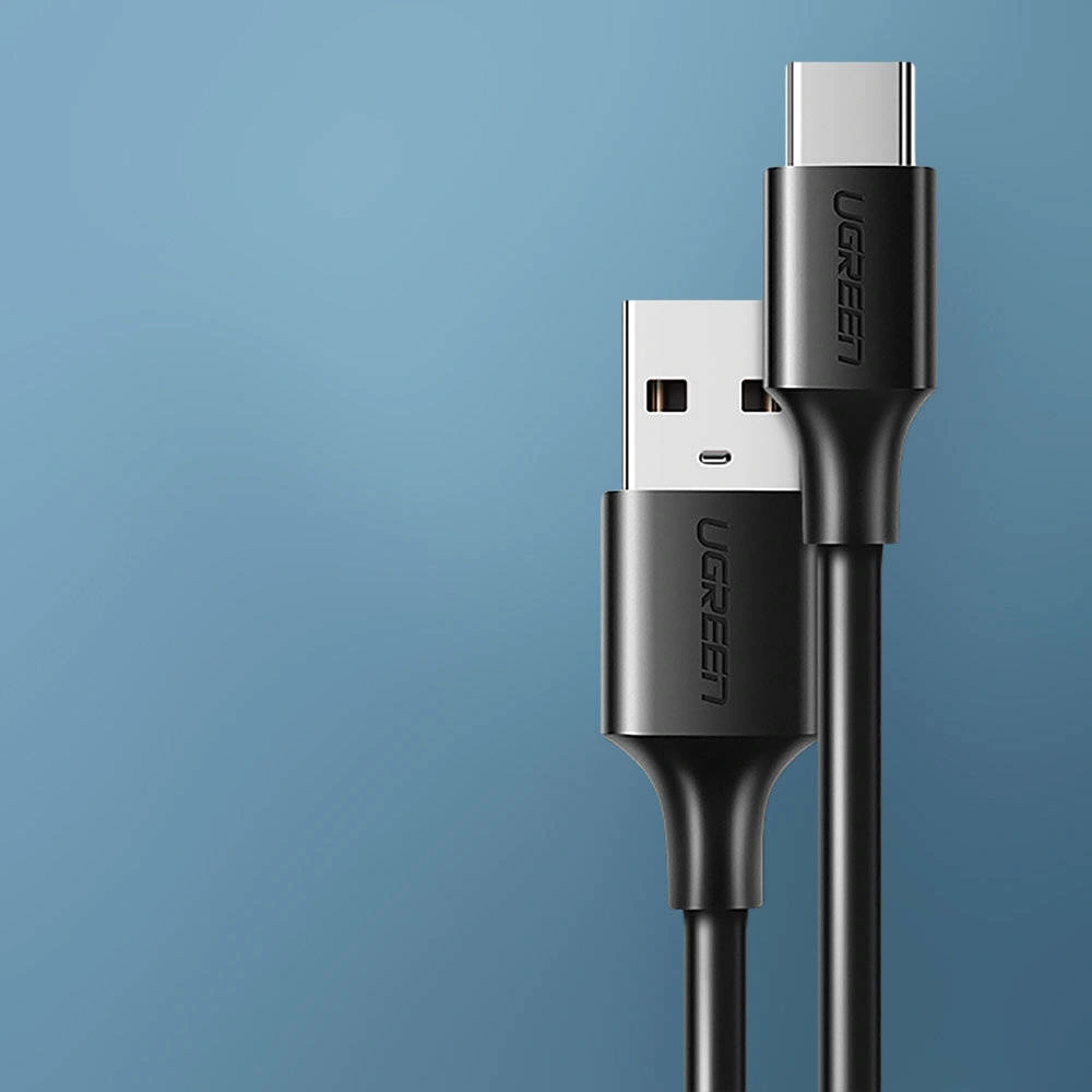 UGREEN US287 USB-A to USB-C Fast Charging Cable 3A Max Black 2m-60118
