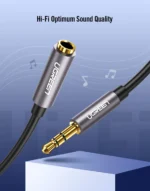 Ugreen AV118 3.5Mm Male To 3.5Mm Female Extension Cable 5M (Black)-10538 - Image 3