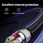 Ugreen US199 USB-A to Lightning Cable 2.4A Max Black 2m-60158 - Image 3