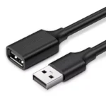 Ugreen US103 USB 2.0 A Male to A Female Cable 1.5m (Black)-10315 - Image 3