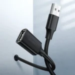 Ugreen US103 USB 2.0 A Male to A Female Cable 1.5m (Black)-10315 - Image 5