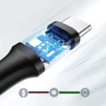 Ugreen US184 USB 3.0 A Male to Type C Male Cable Nickel Plating 1m Black-20882 - Image 5