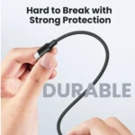 UGREEN US286 USB-C to USB-C PD Fast Charging Cable 3A Max Black 1m-50997 - Image 3