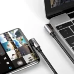 Ugreen US323 Angled USB-C Cable Aluminum Case with Braided 1m (Black)-70529 - Image 3