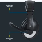 ZEBRONICS Zeb-200HM Wired On-Ear Headphones with Mic – Dual 3.5mm Connectivity - Image 3