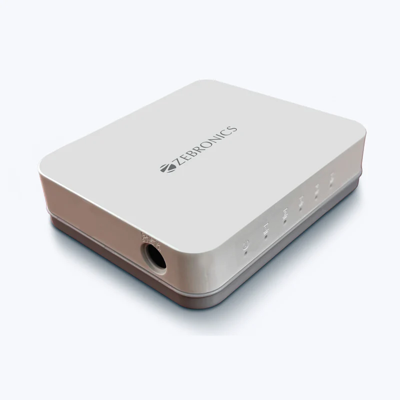 ZEBRONICS 5-Port Network Switch for Stable Connectivity