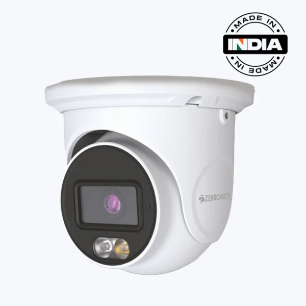 Zebronics 5MP Full Color Dome CCTV Camera with Mic