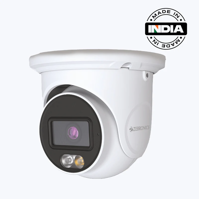 Zebronics 5MP Full Color Dome CCTV Camera with Mic