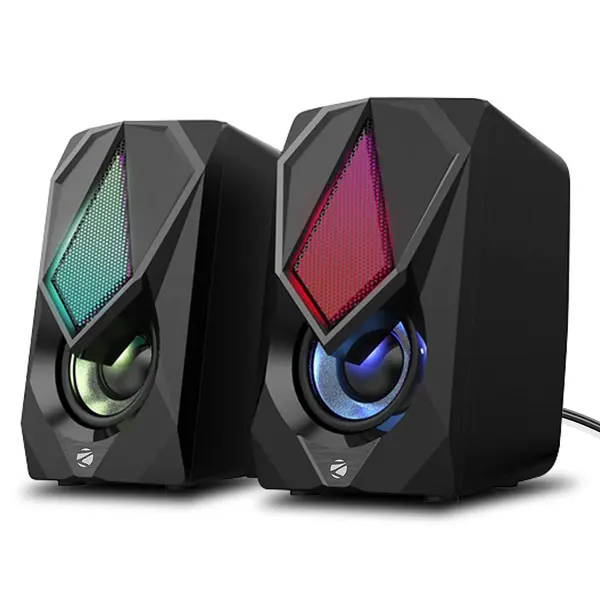 ZEBRONICS Zeb-Warrior II 10W 2.0 Multimedia Speakers – RGB Gaming Sound Bar