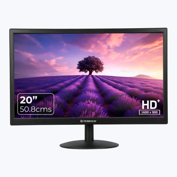 ZEBRONICS ZEB-A20 19.5" LED Backlit Monitor – Pure Pixel Display