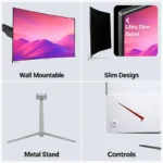 ZEBRONICS AC32FHD 32" Curved Full HD 75Hz Monitor – White Edition - Image 3