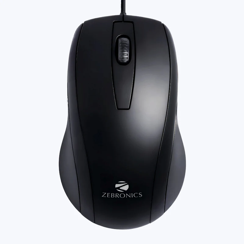 Zebronics Alex Wired Mouse – Black