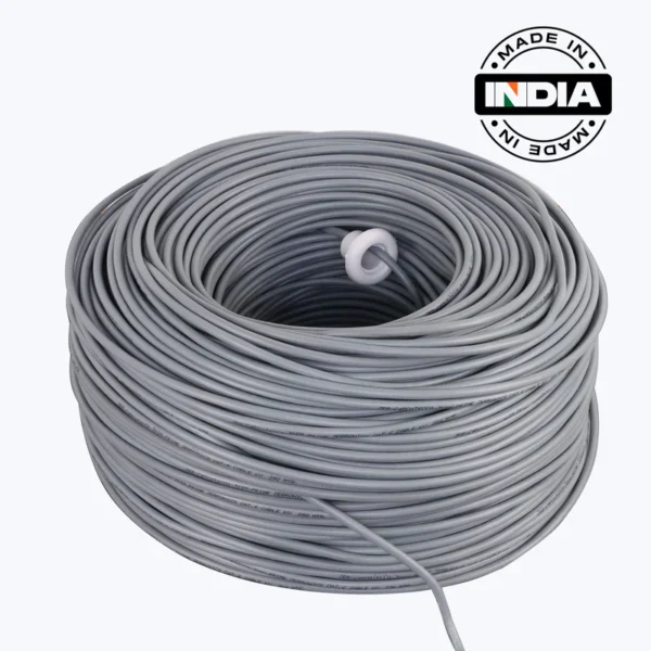 ZEBRONICS CAT6 305 Meter Pure Copper UTP LAN Cable Roll for High-Speed Networking