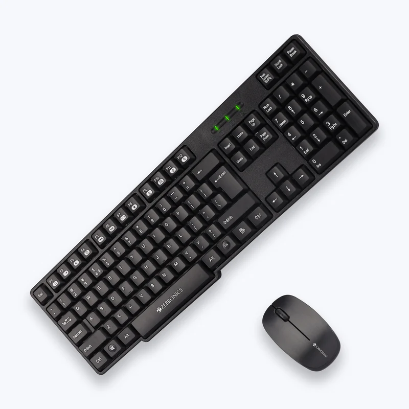 Zebronics Companion 115 USB Keyboard & Mouse Combo – Black