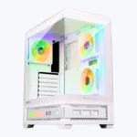 Zebronics ZEB-CRYO LED RGB Gaming Cabinet white