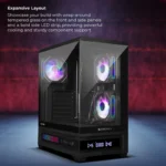 Zebronics ZEB-CYRO LED Gaming Cabinet - Image 4