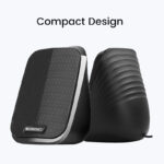 ZEBRONICS Zeb-Fame 5W 2.0 Multimedia Speakers – Black Edition - Image 4