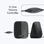 ZEBRONICS Zeb-Fame 5W 2.0 Multimedia Speakers – Black Edition - Image 3