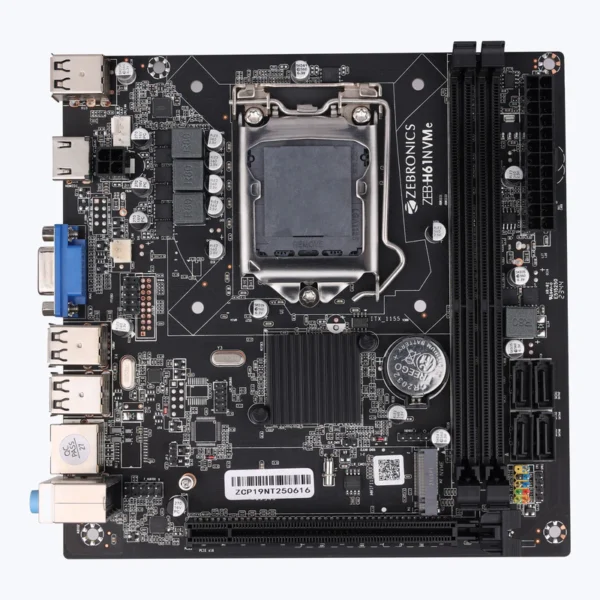 ZEBRONICS H61-NVMe Micro-ATX Motherboard