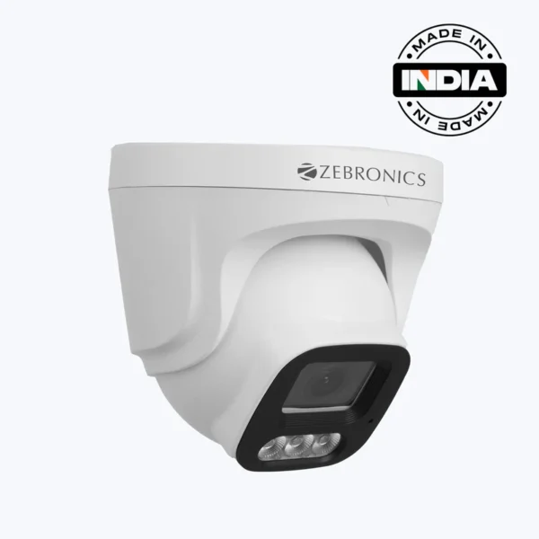 Zebronics 2MP Full Color Dome CCTV Camera with Mic