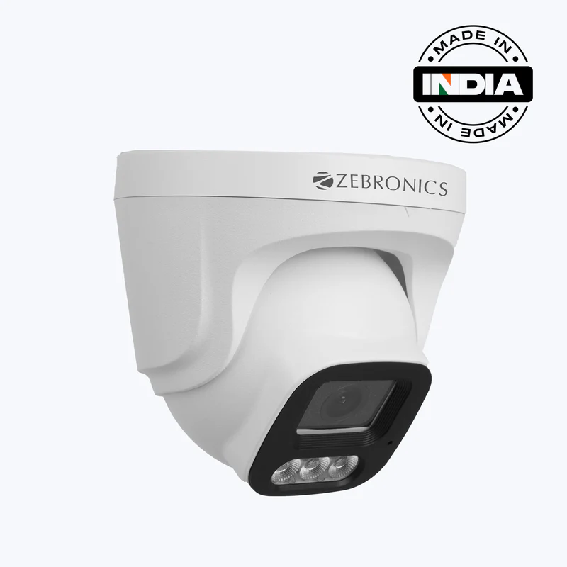 Zebronics 2MP Full Color Dome CCTV Camera with Mic