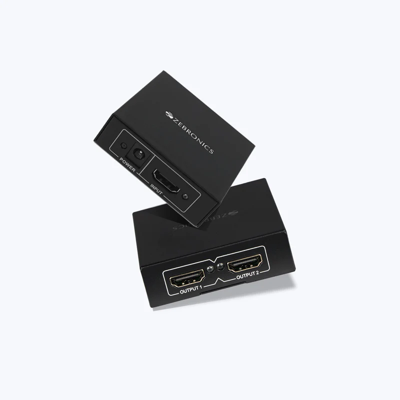 Zebronics HDMI Splitter 1 Input to Multiple Output Full HD 1080p for TV & Projector