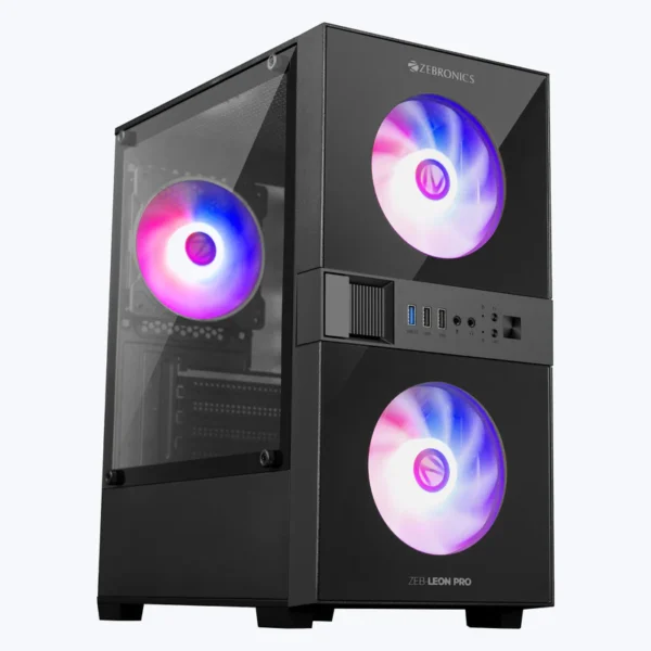 Zebronics ZEB-LEON Pro Gaming Cabinet black