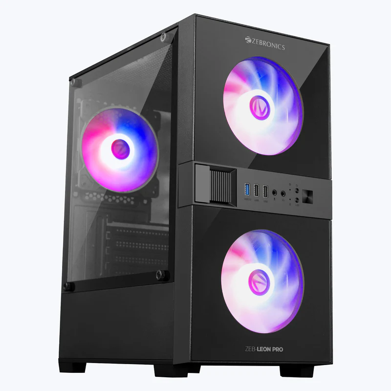 Zebronics ZEB-LEON Pro Gaming Cabinet black