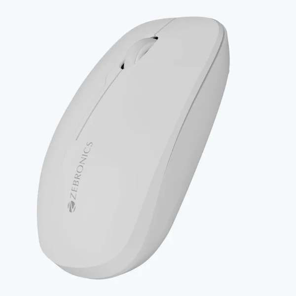 Zebronics Zeb-NEXA Wireless Mouse – 1600 DPI Ergonomic Design white