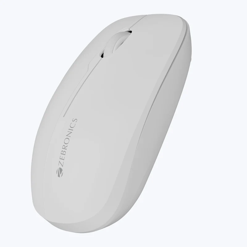 Zebronics Zeb-NEXA Wireless Mouse – 1600 DPI Ergonomic Design white