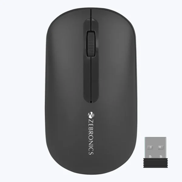 Zebronics Zeb Pulse Wireless Mouse – Black