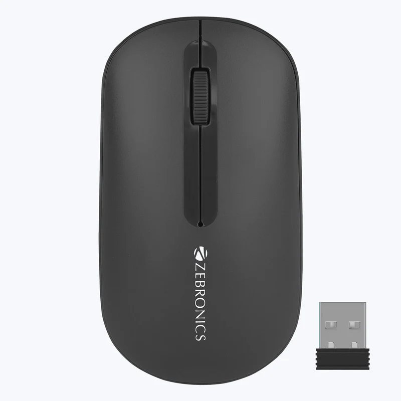 Zebronics Zeb Pulse Wireless Mouse – Black