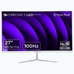 ZEBRONICS ZEB-SA127FHD 27" Full HD 100Hz White LED Monitor – HDMI Suppor