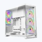 Zebronics Zeb-Shadow Core Premium White Gaming PC Cabinet